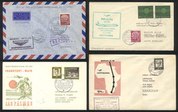 GERMANY: 1962/64 LUFTHANSA FLIGHTS: 16 First-flight Or Special-flight Covers, Varied Destinations, Postages And Postmark - Sonstige & Ohne Zuordnung