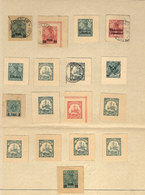 GERMANY: CUT SQUARES: Old Collection On Pages, Large Number, VF Quality! IMPORTANT: Please View ALL The Photos Of This L - Sonstige & Ohne Zuordnung