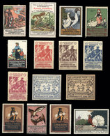 GERMANY: ANIMALS: 15 Old Interesting Cinderellas, Fine To Very Fine Quality! - Andere & Zonder Classificatie