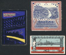 GERMANY: BRIDGES: 3 Old Interesting Cinderellas, Fine To Very Fine Quality! - Other & Unclassified