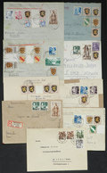 GERMANY - RHEINLAND-PFALZ: 1946/1947: Group Of 9 Covers With Interesting Postages, Several Are Registered, Very Fine Qua - Otros & Sin Clasificación