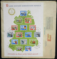 EAST GERMANY: Registered Cover That Contained Printed Matter Sent From Berlin To Argentina On 21/DE/1964, Franked With S - Brieven En Documenten