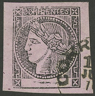 ARGENTINA: GJ.11, Rose, With Circular Datestamp Of Corrientes, Superb, Signed By Victor Kneitschel On Back! - Corrientes (1856-1880)