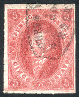 ARGENTINA: GJ.25, 4th Printing, Used In Rosario, Superb Example! - Usados
