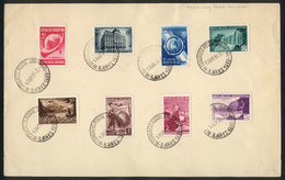 ARGENTINA: GJ.823/830, 1939 UPU Congress, Complete Set Of 8 Values On A Card With Special Postmark Of The Congress (of 1 - Andere & Zonder Classificatie