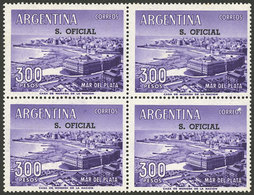 ARGENTINA: GJ.775, MNH Block Of 4, VF Quality! - Servizio