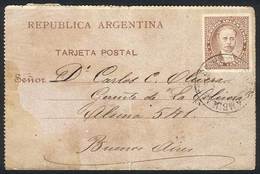 ARGENTINA: 4c. Kidd PS Lettersheet Sent From A Cattle Roundup To Buenos Aires, Cancelled ESTAFETA AMBULANTE - F.C.O. 28  - Other & Unclassified