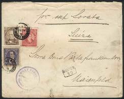 ARGENTINA: Cover Franked By GJ.98A (1c. WITH Frame But Worn Plate, Groundwork Of Horizontal Lines, Uncatalogued Until No - Andere & Zonder Classificatie