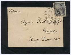 ARGENTINA: Mourning Cover Franked By GJ.219 (2c.), Used In Córdoba On 6/JA/1902, VF Quality! - Other & Unclassified