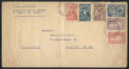 ARGENTINA: FLIGHT TO REACH The Ship Cap Arcona: Cover Sent By Airmail From Buenos Aires To Rio De Janeiro On 24/OC/1928  - Otros & Sin Clasificación