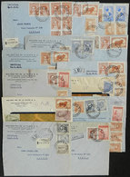 ARGENTINA: PERFINS: 14 Covers Posted Between 1939 And 1941 By The Company Molinos Río De La Plata S.A., Franked With Sta - Other & Unclassified