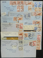 ARGENTINA: PERFINS: 14 Covers Posted Between 1939 And 1941 By The Company Molinos Río De La Plata S.A., Franked With Sta - Sonstige & Ohne Zuordnung