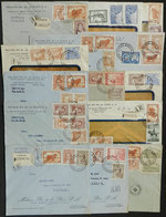 ARGENTINA: PERFINS: 14 Covers Posted Between 1939 And 1961 By The Company Molinos Río De La Plata S.A., Franked With Sta - Altri & Non Classificati