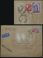 BELGIUM: Air Mail Cover With Printed Matter Sent To Argentina On 23/JUN/1958, Nice Postage Of Fr.27, Very Fine Quality! - Other & Unclassified