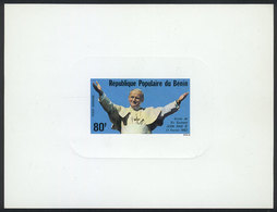 BENIN: Yvert 301, 1982 Visit Of Pope John Paul II, DELUXE PROOF, Excellent Quality! - Bénin – Dahomey (1960-...)