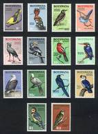 BOTSWANA: Sc.19/32, Birds, Complete Set Of 14 Unmounted Values, Excellent Quality! - Botswana (1966-...)