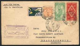 BRAZIL: 8/FE/1934: RECIFE - Germany, Cover Sent In The First Flight Of The Condor-Lufthansa Transatlantic Air Service, W - Andere & Zonder Classificatie