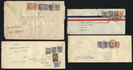 BRAZIL: 119 Covers Sent To Argentina, Most By Airmail In The 1930s And Early 1940s, Some Registered, Very Nice And Inter - Other & Unclassified