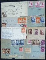 BULGARIA: 8 Covers Or Cards Used Between Circa 1928 And 1940, Most Sent To Argentina, Including A Declared Value To Germ - Other & Unclassified