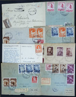 BULGARIA: 8 Covers Or Cards Used Between Circa 1928 And 1940, Most Sent To Argentina, Including A Declared Value To Germ - Andere & Zonder Classificatie