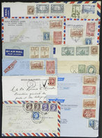 CANADA: 12 Used Covers, Most Sent To Argentina, There Are Nice Frankings And One Official Cover! - Other & Unclassified