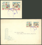 NORTH KOREA: Cover Sent To Argentina In 1963, VF Quality! - Corea Del Norte