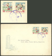 NORTH KOREA: Cover Sent To Argentina In 1963, VF Quality! - Korea (Nord-)