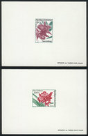 IVORY COAST: Yvert 886/7, 1991 Flowers, DELUXE PROOFS, Very Fine Quality! - Ivory Coast (1960-...)