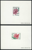 IVORY COAST: Yvert 886/7, 1991 Flowers, DELUXE PROOFS, Very Fine Quality! - Ivoorkust (1960-...)