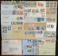 DENMARK: 19 Covers + 1 Front Sent To Argentina In Varied Periods, There Are Very Interesting Postages, Fine To VF Genera - Other & Unclassified