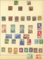 DENMARK + SWEDEN: Accumulation On Album Pages, Used Or Mint (lightly Hinged) Stamps, Very Fine General Quality (a Few Ma - Altri & Non Classificati