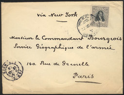 ECUADOR: Cover Sent From Guayaquil To Paris On 23/AU/1904, Franked With 20c. Of 1901 (Sc.149), Very Fine Quality! - Equateur