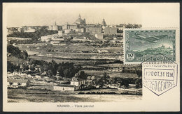 SPAIN: Maximum Card Of 1931: Partial View Of Madrid, Excellent Quality! - Sonstige & Ohne Zuordnung