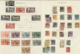 SPAIN: Collection In Album, Year 1850 To 1966, With Good Number Of Scarce Stamps And Of High Catalog Value (I Estimate A - Otros & Sin Clasificación