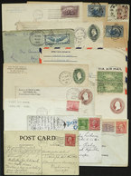 UNITED STATES: 14 Covers And Cards Used Between Approximately 1880 And 1934, Interesting! - Marcofilia