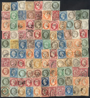 FRANCE: Very Interesting Lot Of Old Stamps, Mostly Used And In General Of Fine To VF Quality, Completely Unchecked, It M - Andere & Zonder Classificatie