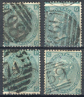 GREAT BRITAIN: Sc.48, 4 Used Examples, 3 Of Very Fine Quality, One With Defect On Reverse But With Interesting Shifted W - Andere & Zonder Classificatie
