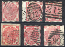 GREAT BRITAIN: Sc.49, 6 Used Examples (plates 5 To 10), Fine To VF General Quality, Catalog Value US$430. - Sonstige & Ohne Zuordnung