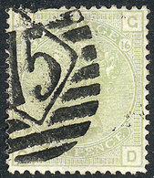 GREAT BRITAIN: Sc.70, 1876/80 4p. Pale Olive-green, Very Good Example, Catalog Value US$275. - Other & Unclassified