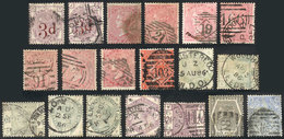 GREAT BRITAIN: Lot Of Old Used Stamps, Fine To VF General Quality, Scott Catalog Value US$2,500+, Good Opportunity! - Sonstige & Ohne Zuordnung