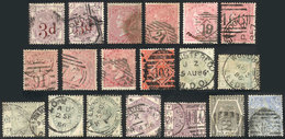 GREAT BRITAIN: Lot Of Old Used Stamps, Fine To VF General Quality, Scott Catalog Value US$2,500+, Good Opportunity! - Otros & Sin Clasificación