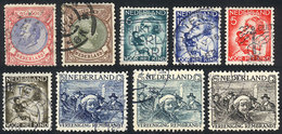 NETHERLANDS: Small Lot Of Used Stamps, Fine To VF General Quality, Scott Catalog Value US$160. - Otros & Sin Clasificación