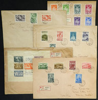 HUNGARY: 5 Covers Sent To Brazil Between 1933 And 1939, Some With Defects, Others Of Fine Quality, Low Start! - Altri & Non Classificati