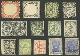 INDIA - BHOPAL: Small Interesting Lot Of Old Stamps, Very Fine General Quality! - Bhopal