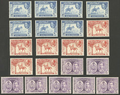 IRAQ: Sc.130/132, 1949 UPU 75 Years, 7 Complete Sets, MNH, VF Quality - Iraq