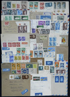 ISRAEL: 33 Covers, Almost All Sent To Argentina In The 1950s, There Are Very Attractive And Interesting Postages, Very F - Andere & Zonder Classificatie