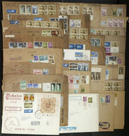 ISRAEL: 33 Covers Sent To Argentina In 1950s, Most Registered And With Spectacular Frankings! - Other & Unclassified