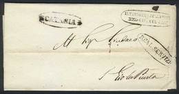 ITALY: Printed Document Sent From Catania On 12/OC/1834, Excellent Quality! - Unclassified