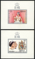 LIBERIA: Year 1977, 2 Souvenir Sheets Commemorating The Silver Jubilee Of Elizabeth II, VF Quality! - Liberia