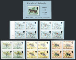 FALKLAND ISLANDS/MALVINAS: Yvert Booklet C404, 1985 Insects, Excellent Quality, Catalog Value Euros 30. - Islas Malvinas